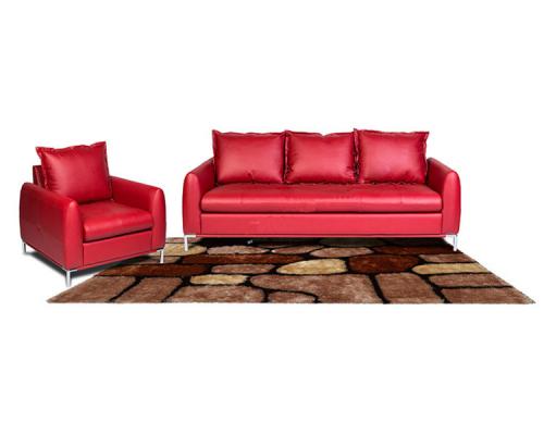 SF312- 3 Ghế sofa da thật Hòa Phát